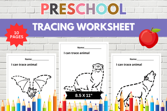10 Tracing Animal Worksheet: A Creative Toolkit for Learning