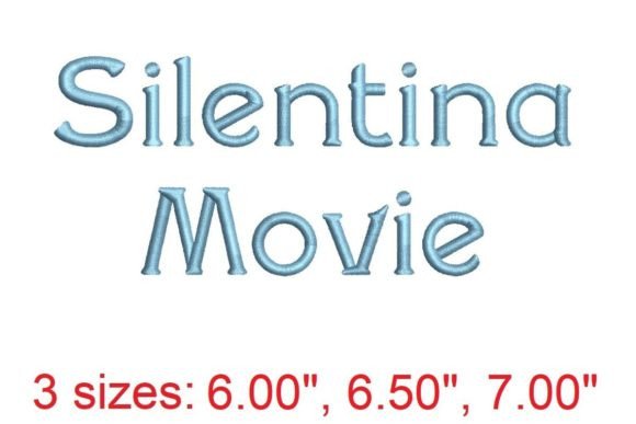 Cinematic Charm in Every Stitch: The Silentina Movie Font