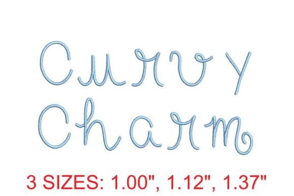 Discover the Elegant Curvy Charm Embroidery Font