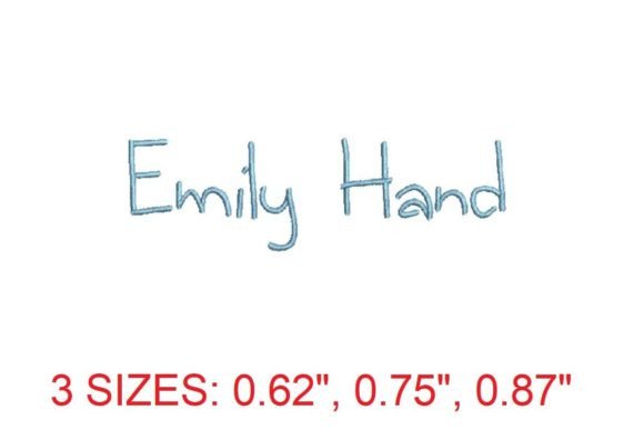 Emily Hand Embroidery Font: Sophisticated Stitching for Every Project