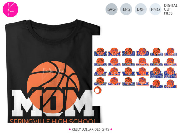 Game Day Pride: The Basketball Family Bundle for Matching Shirts