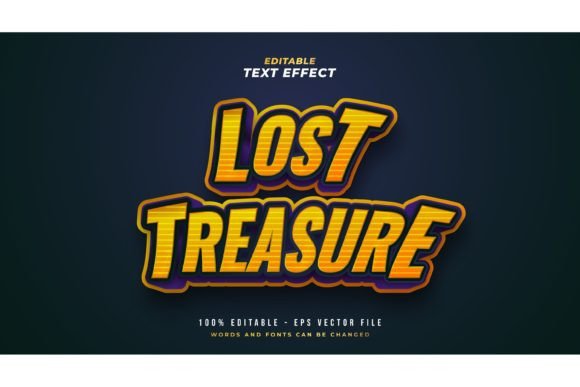Game Text Style in Blue and Orange: A Dynamic Design Asset
