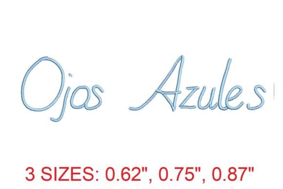 Ojos Azules Medium: Crafting Elegance with Every Stitch