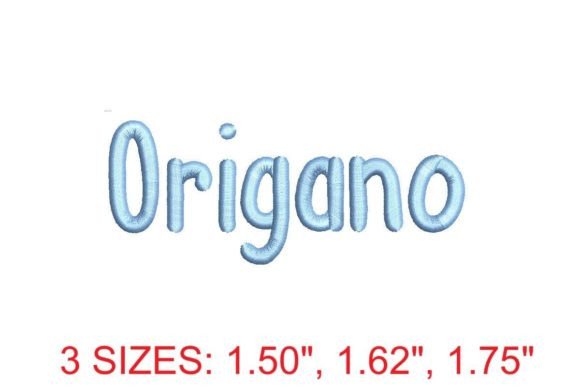 Origano Embroidery Font: Crafting Distinctive Thread Art