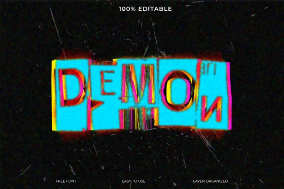 Unleash Your Inner Demon: The Ultimate Retro Cyber Text Effect